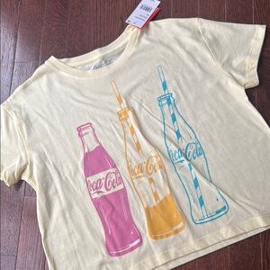 Coca Cola Yellow Graphic T-Shirt